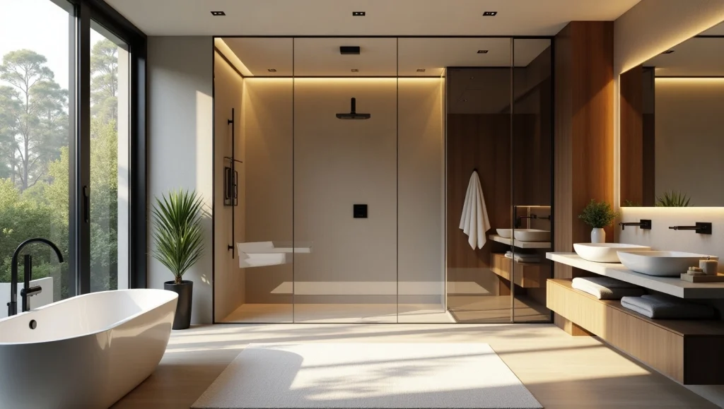 Bathroom Sliding Door Ideas to Transform Modern Bathrooms 5 Bathroom Sliding Door