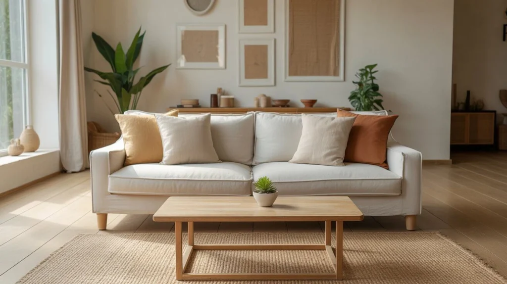 Living room home interior design