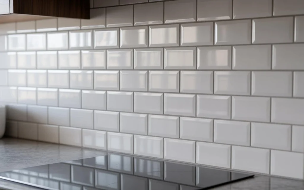 Tile on Kitchen Backsplash