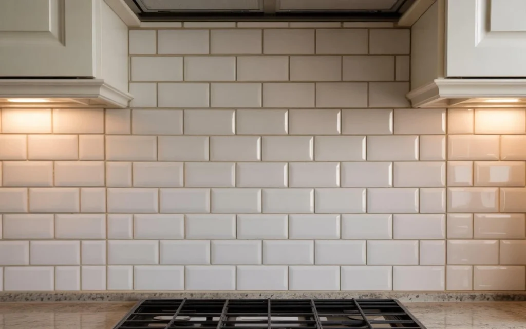 Tile on Kitchen Backsplash
