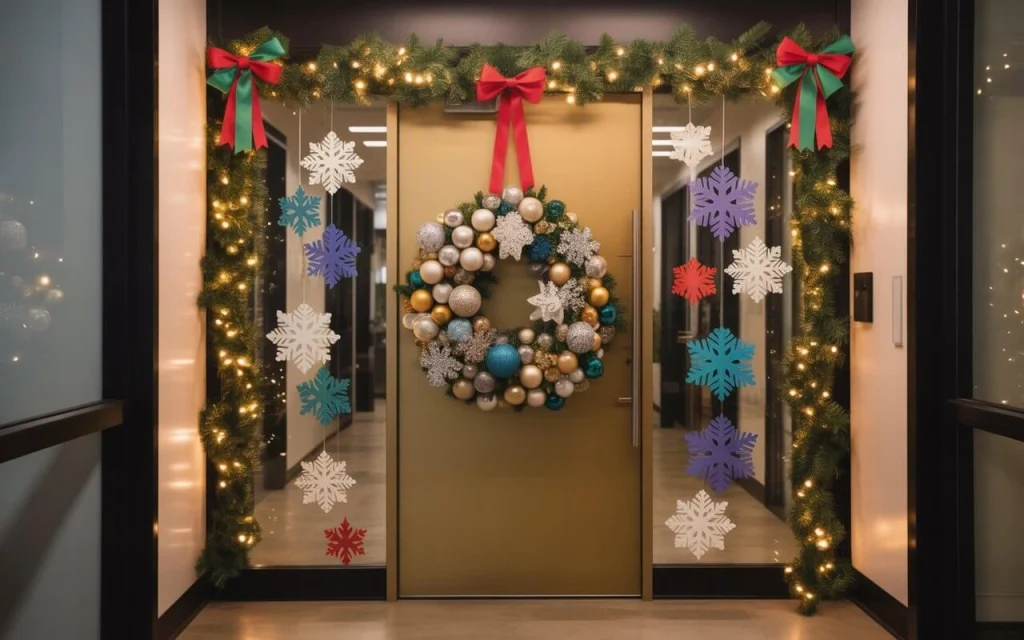 Christmas Office Door Decor Ideas