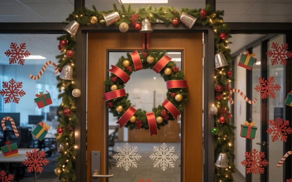 Christmas Office Door Decor Ideas