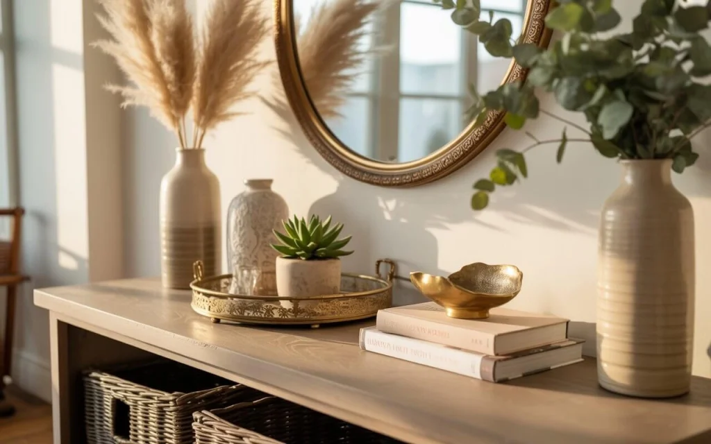 Entryway Table Decor Ideas to Make a Stylish First Impression 1 Entryway table decor